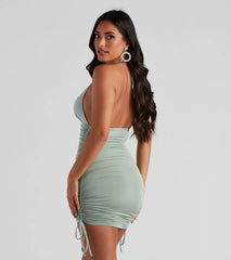 Hit The Club Halter Mini Dress
