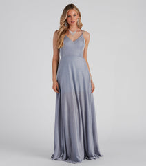 Tianna Formal Glitter A-Line Dress