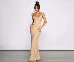 Sutton Formal Lurex X-Back Dress