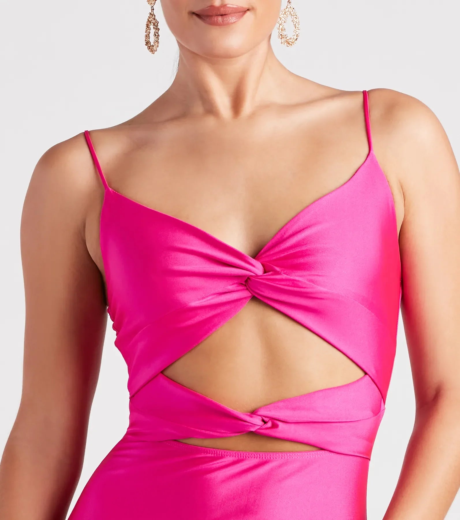 Dance All Night V-Neck Mini Dress