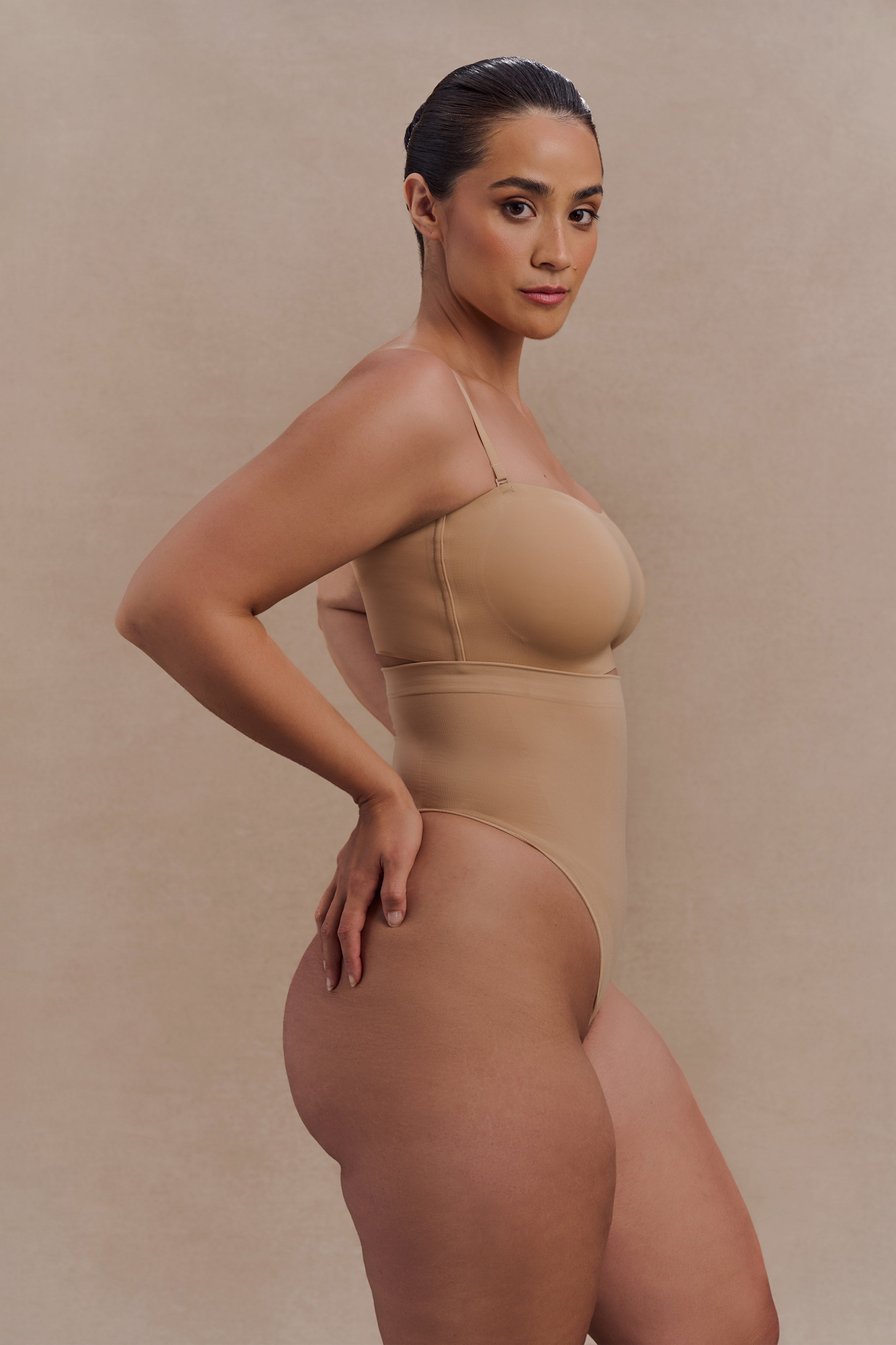 Joanna Strapless Shapewear Bra - Beige