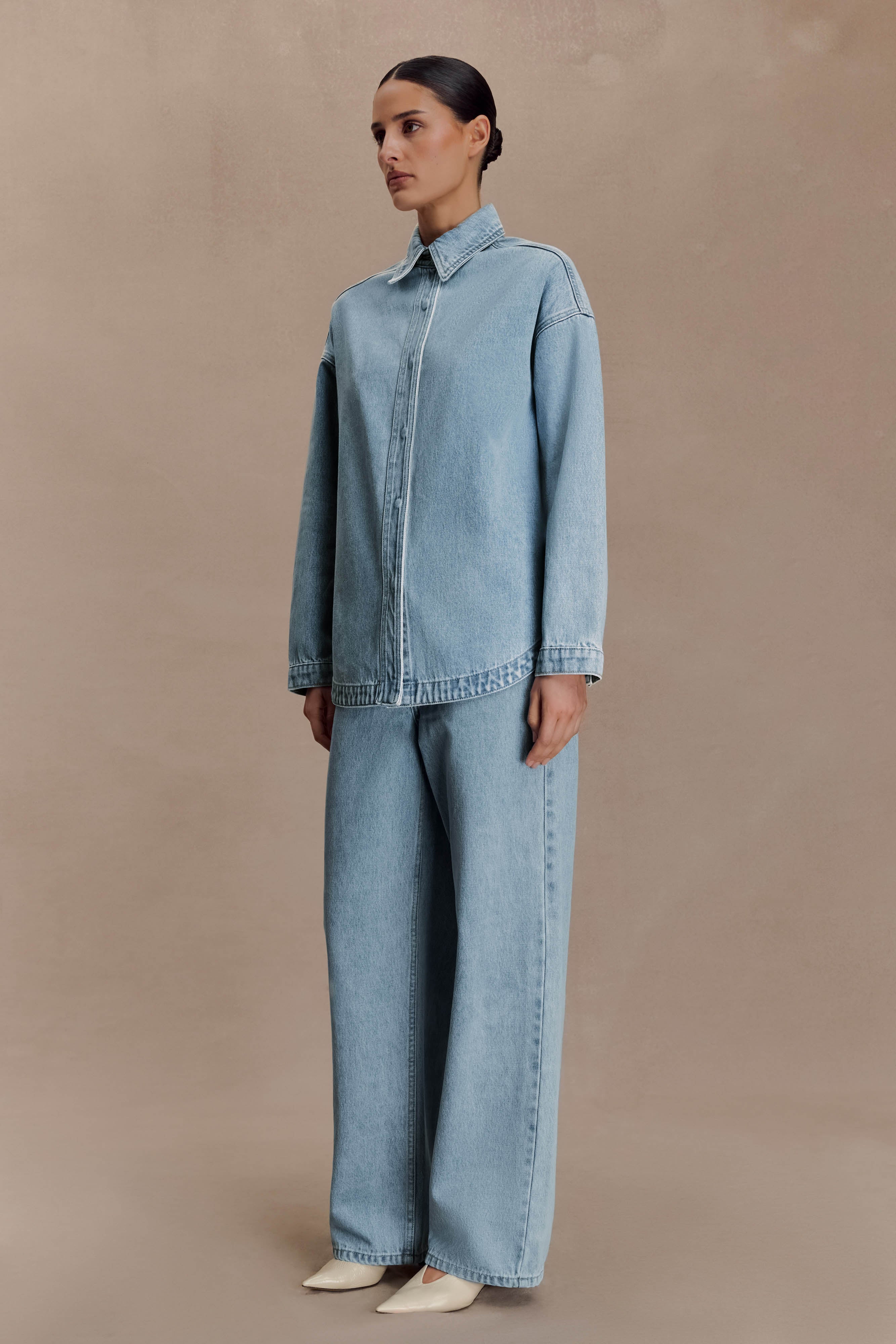 Mannon Mid Rise Denim Jeans - 80'S Blue