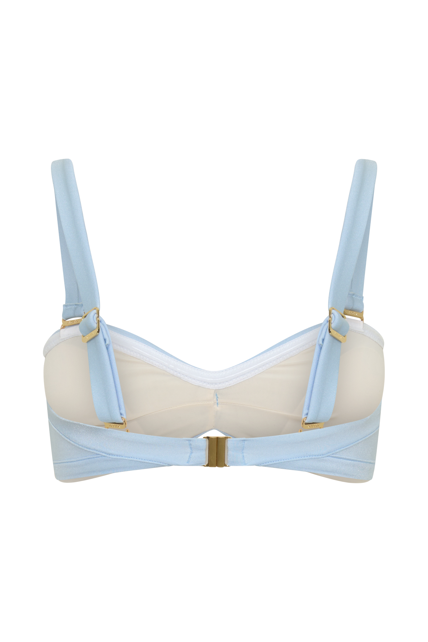 Briar Strapless Bikini Top - Pale Blue