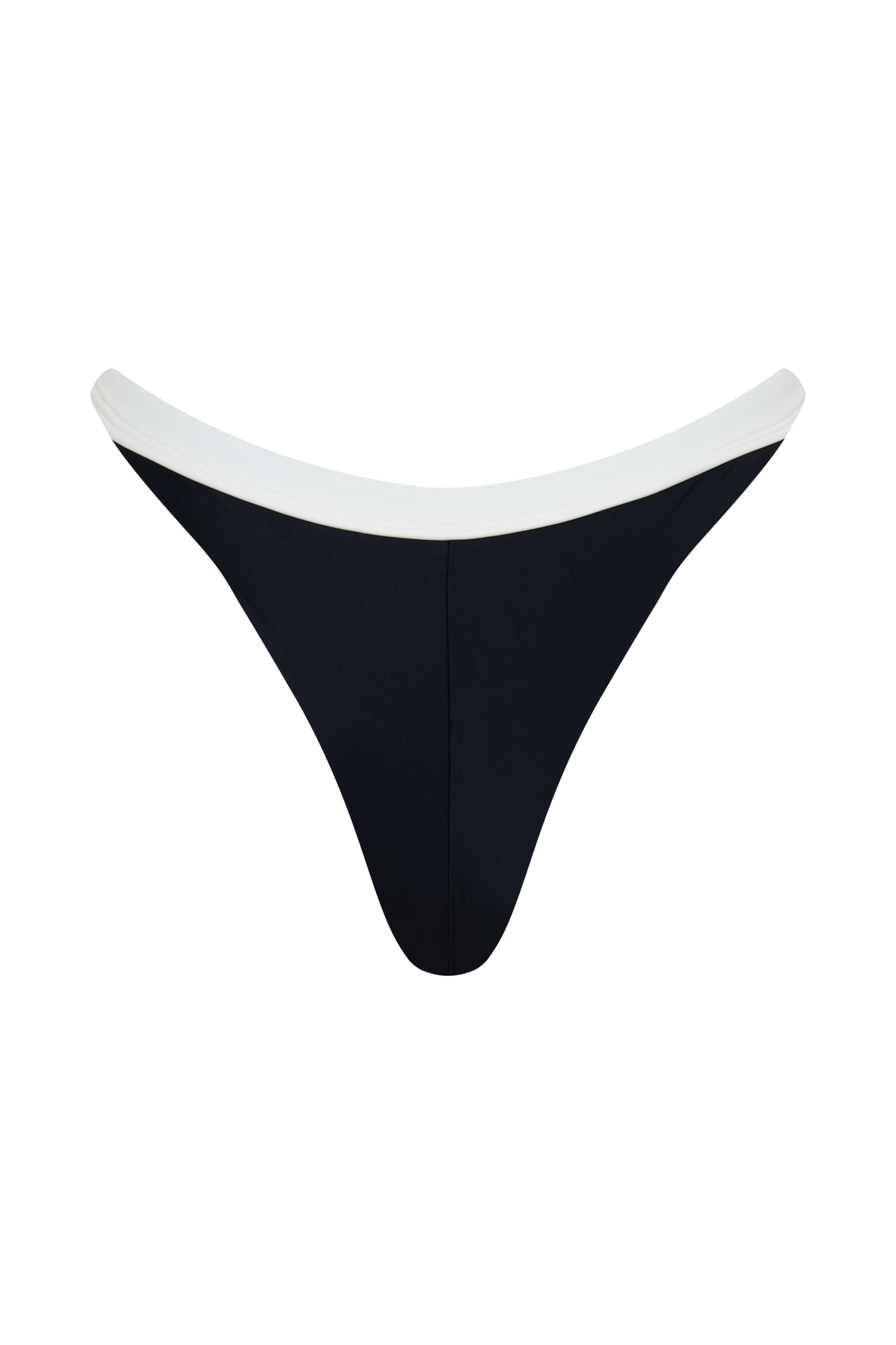 Isla Thong Bikini Bottom - Black/White